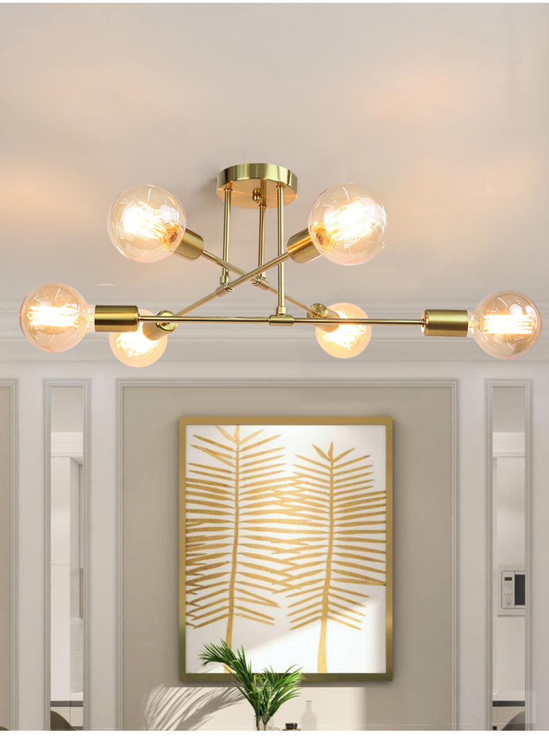 Moderne LED-Deckenleuchten, industriell, ohne Lichtquelle, Eisen, Schwarz/Gold, nordische minimalistische Heimdekoration, Wohnzimmer, Esszimmer, Deckenlampen_voghion.com