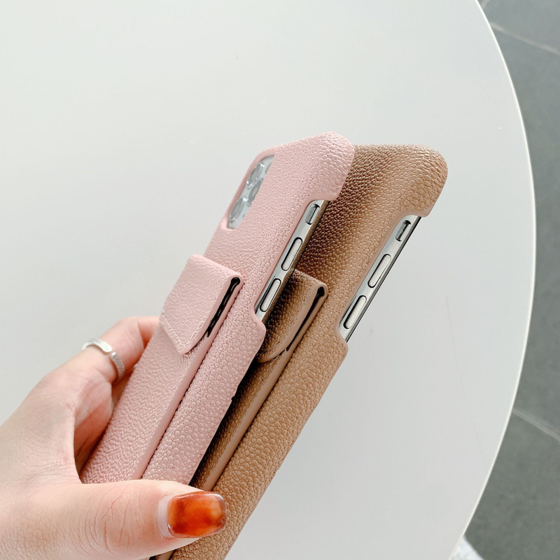 Mobile phone case card holder mobile phone case suitable for iPhone 15 protective cover Apple 14/12 multi-function protective case foreign trade_voghion.com