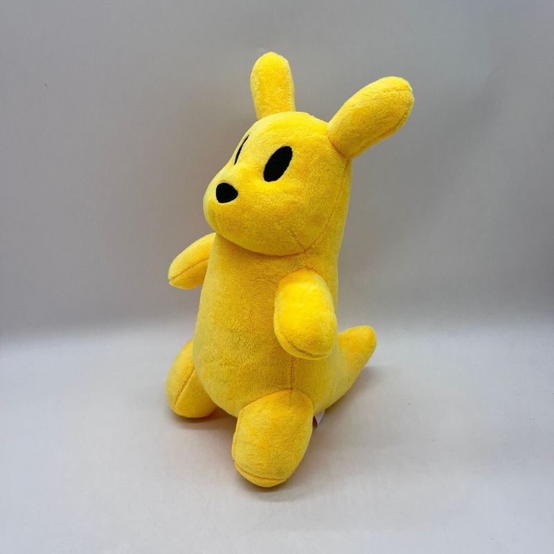 White World Slug Rain Cat Plush Toy Stuffed Animal Gift For Kids_voghion.com