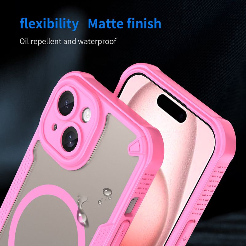 Die Handyhülle ist geeignet für die Schutzhülle aus PC + TPU für das iPhone 15 Pro Max/iPhone 15 Pro/15 Plus._voghion.com