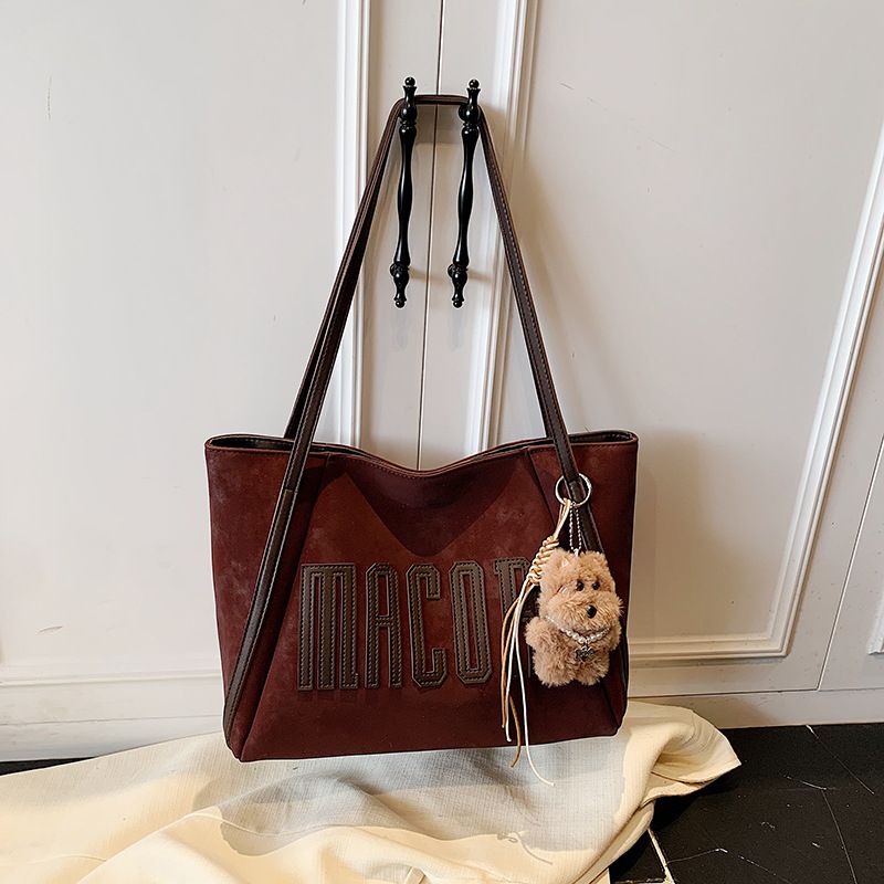 Borsa a tracolla in tela, semplice, per studenti universitari, grande capacità, casual, versatile, per pendolari, per donne_voghion.com