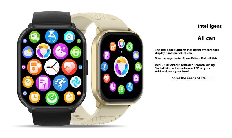 Neue ZL99J Bluetooth-Anruf-Smartwatch mit Musik, Herzfrequenz, Blutdruck, Blutsauerstoff und Sport-Smartwatch_voghion.com