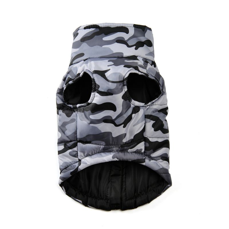 Pet Clothing Autumn Winter Camouflage Thickened Large Dog Clothes Cotton Jacket Vest Multi-Color Waterproof Warm Factory_voghion.com