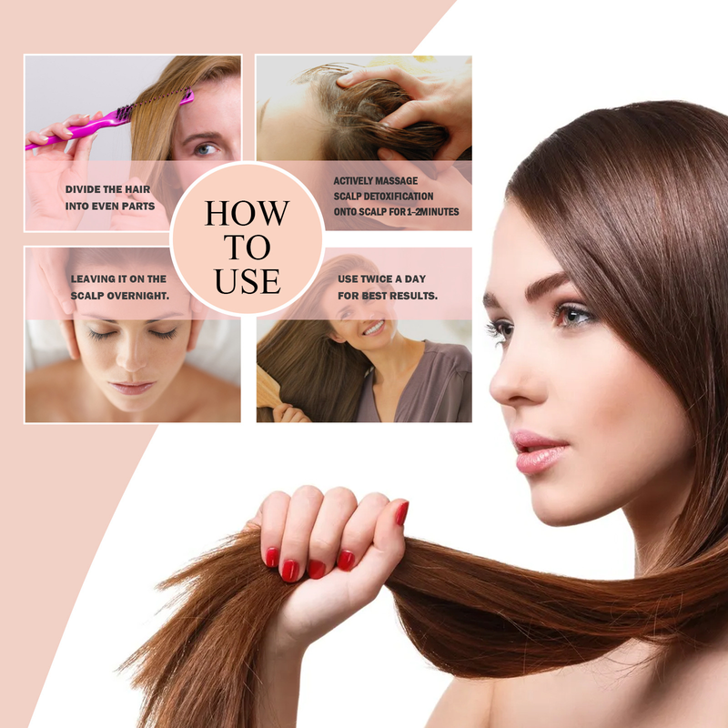 EELHOE cowhide moss hair care essence cleans scalp, dispels dandruff, relieves itching, refreshes, controls oil and_voghion.com