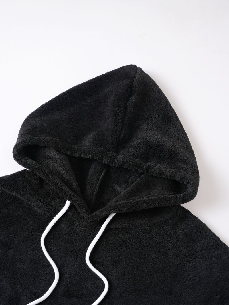 Lässiges Hoodie- und Jogger-Set für Herren – Streetwear-Pullover-Sweatshirt mit konischer Hose (Grau/Schwarz/Blau/Kastanienbraun, EU-Größe)_voghion.com