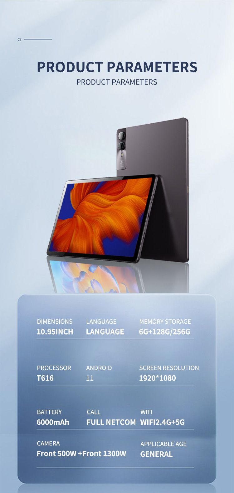 Nuovo tablet F11 HD 2024 da 10 pollici Smart WiFi Bluetooth GPS_voghion.com