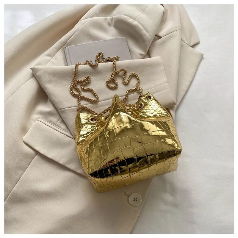 Trend Pailletten Schulter Kette Umhängetasche Eimer Handtasche Tote Weibliche Messengen für Frauen Damen_voghion.com