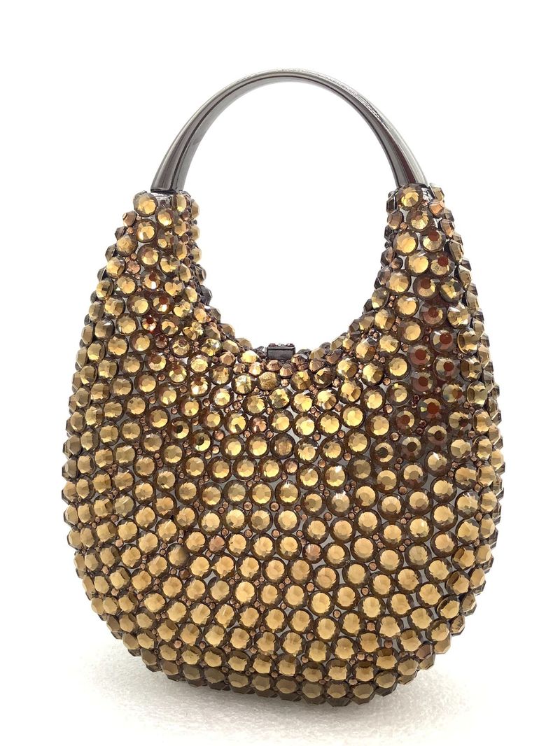Xiyuan New Style Banquet Clutch Full Rhinestone Handbag Small Square Crystal Inlaid Diamond Evening Bag_voghion.com