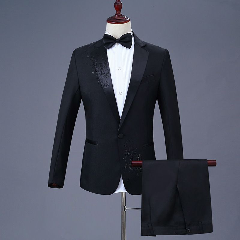 CT New Sequin Performance Costume Stage Slim Fit Suit Set For Male Host Singer Choir Outfit Annual Meeting Formal Wear_voghion.com