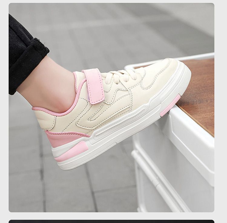 Kinderschuhe Kinderschuhe Kindersportschuhe Jungen 2024 Frühjahr Mädchen Lederplattenschuhe mittlere und große Kinder Freizeitschuhe_voghion.com