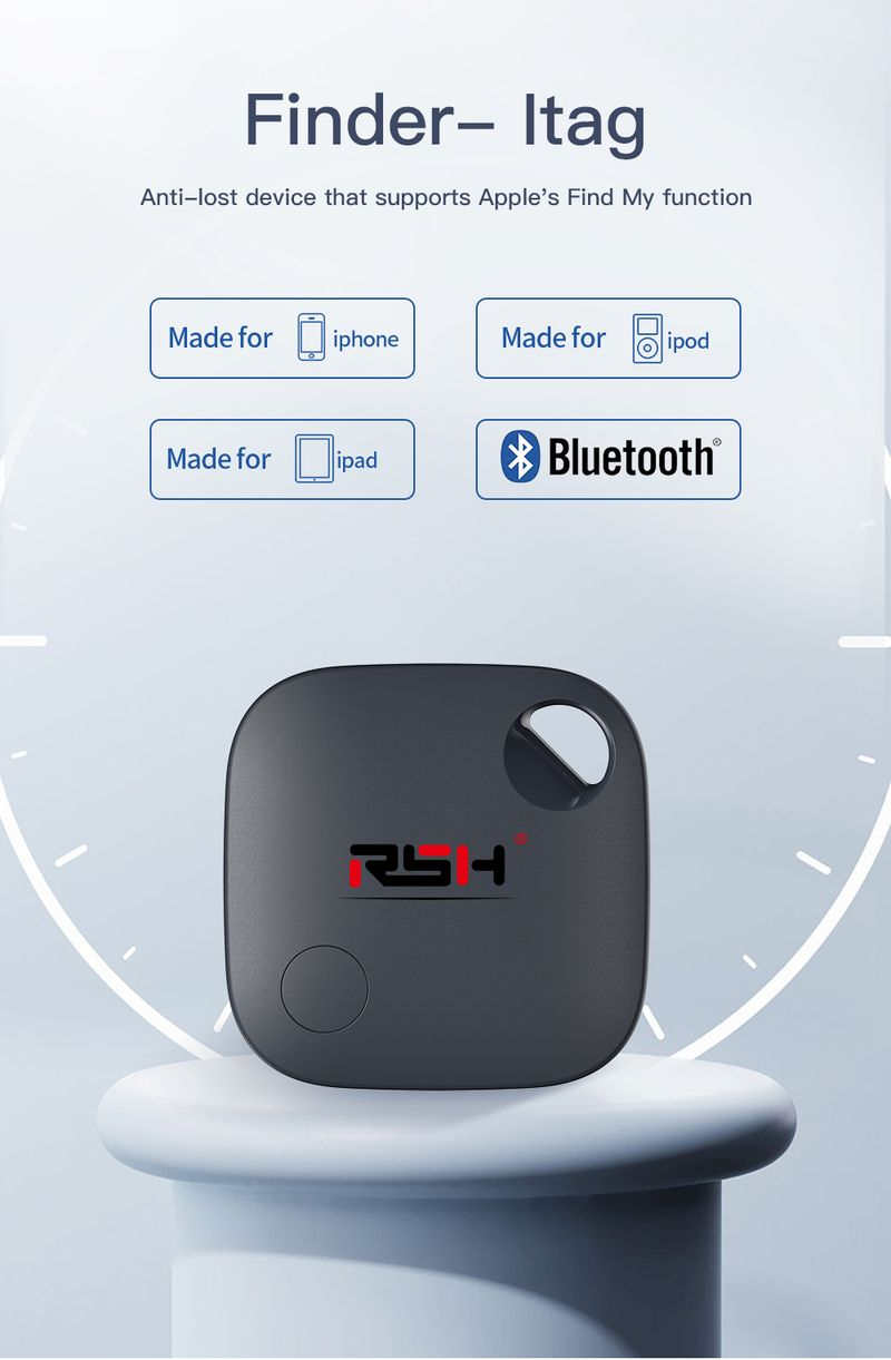 Mini smart tag GPS phone trace back the lost pet children IOS air label tracker_voghion.com