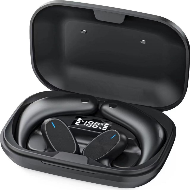 X6pro Bluetooth-oortelefoon met botgeleidingsconcept X6 geüpgraded, dubbele, niet-in-het-oor hangende oordopjes met oplaadstation_voghion.com