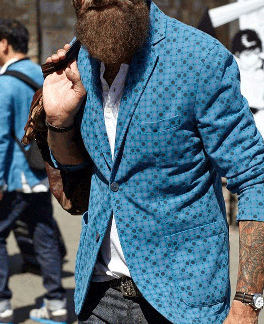 Man's clothing Men's plaid blazer Light business plaid printed men's top_voghion.com