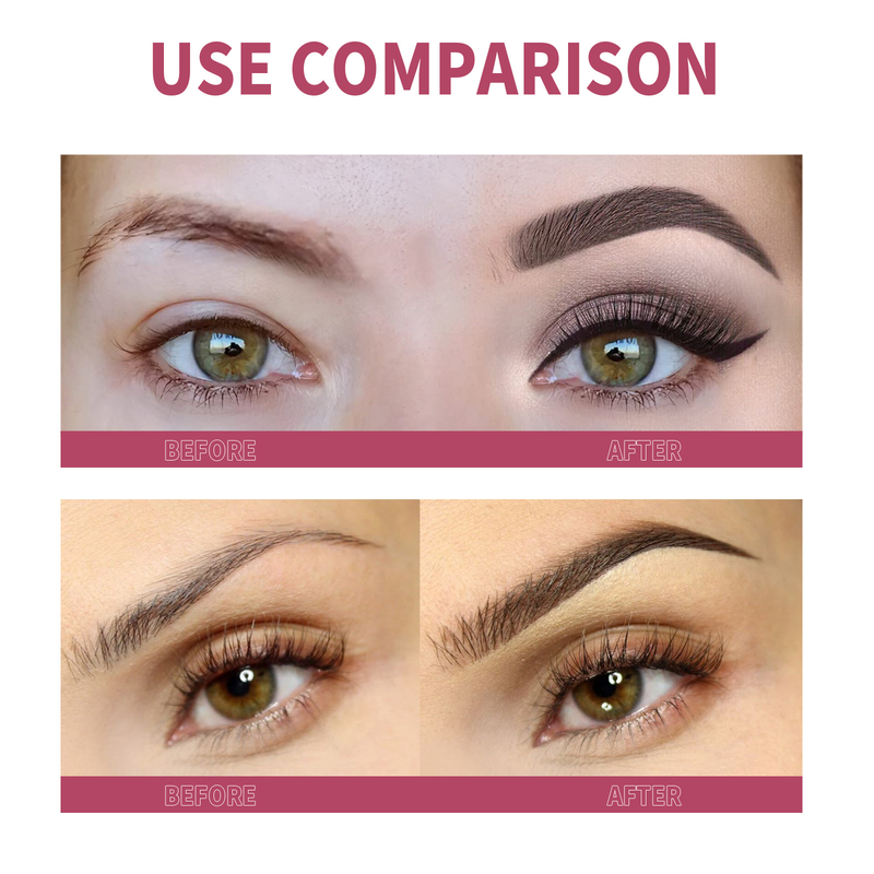 Multifunktions-Augenbrauen-EELHOE-Pinsel 3D-Wild-Augenbrauen-Concealer-Pinsel abgeschrägter tragbarer natürlicher Haaransatz-Augenbrauenstift_voghion.com