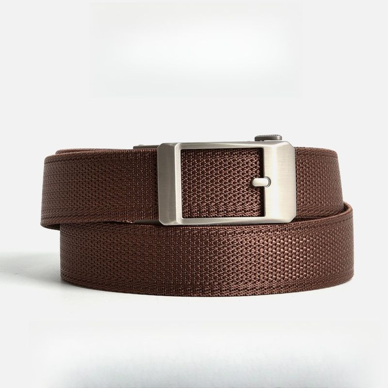 Herren-Gürtel aus nicht porösem Nylon-Canvas mit zahnloser Automatikschließe, gewebter Jeansgürtel, Freizeitgürtel, Businessgürtel, Studentengürtel_voghion.com