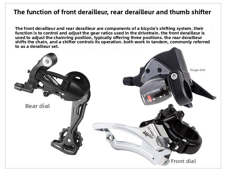 microNEW Deragliatore posteriore da montagna 21 24 regolabile 27 pollice 30S bici da strada cambio 10/11 velocità_voghion.com