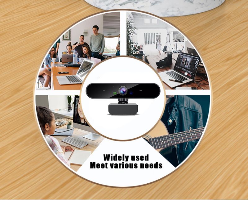 4K USB Webcams With Microphone Autofocus 2K Camera For PC Computer Laptop Live Streaming 1080P Webcam For Video Calling_voghion.com