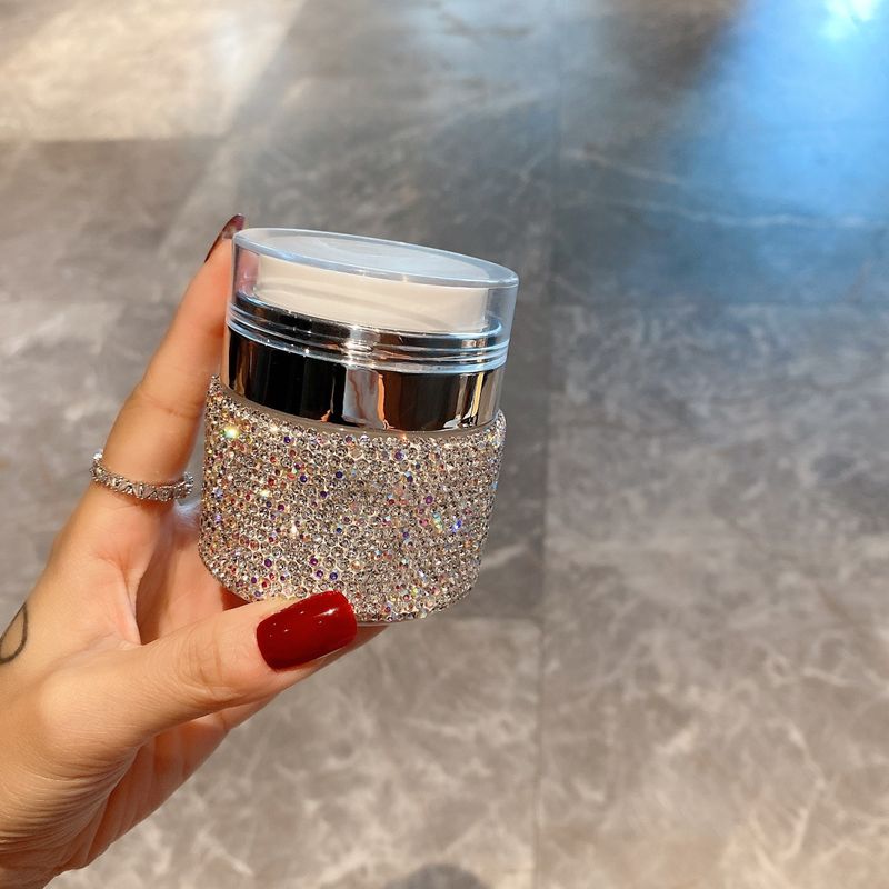 50 ml Airless pompfles voor crèmes en serums – luxe navulbare cosmetische container met diamantaccent (lekvrij, reisvriendelijk)_voghion.com