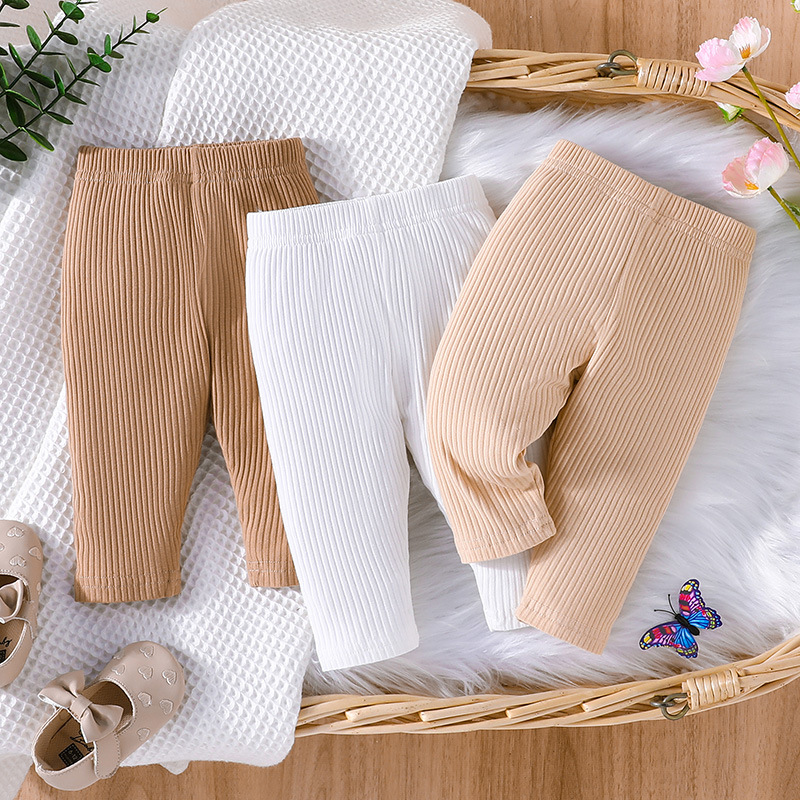 Mother&Kids Boys and girls baby pants three three-color combination casual pants set_voghion.com