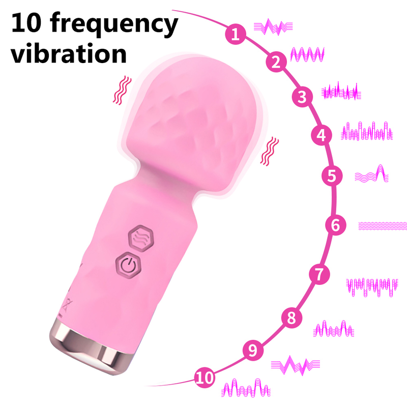 Mini jaudīgi AV vibratori sievietēm, burvju nūjiņas vibrators, sieviešu klitora stimulators, masieris, dildo, seksa rotaļlietas_voghion.com