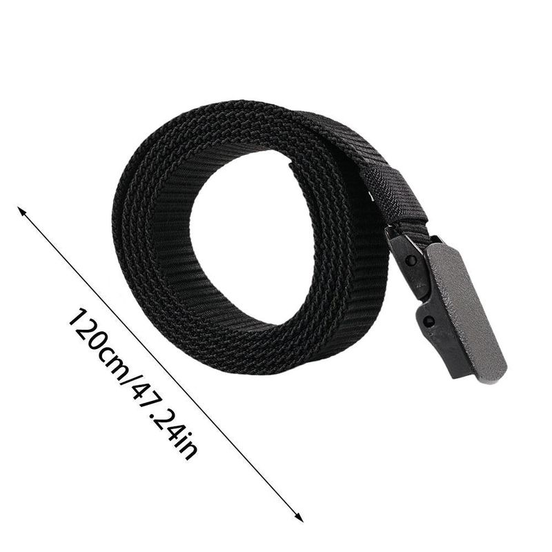 HOT Braided Nylon Canvas Outdoor Hunting Tactical Braid Belts For Men Women Jeans Solid Color Trouser Belt Adjustable Waist_voghion.com