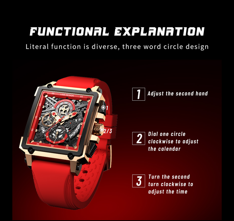 2021 Men Watch Top Brand Luxury Waterproof Quartz Square Wristwatche For Men Date Sport Hollow Clock Male Zegarek Mesk_voghion.com