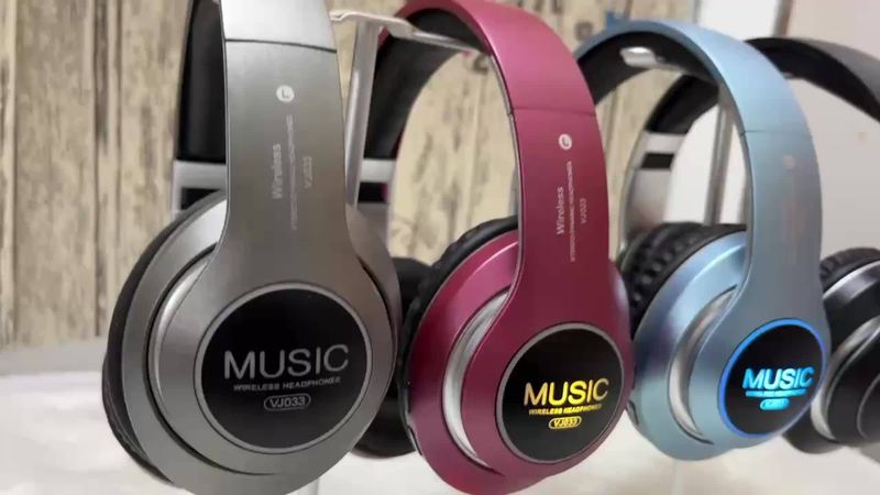 Upgraded Wireless Headphones With Deep Bass, Built-in Mic, Lightweight Foldable Design, 3.5mm Audio Jack, Stereo Sound_voghion.com