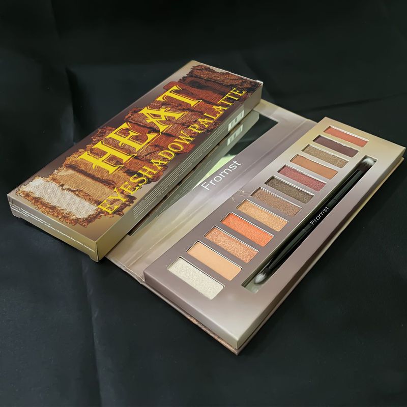 Fromst 12 colori palette di ombretti opachi toni della terra fumosi perlescenti shimmer una palette per ombretti multiuso_voghion.com