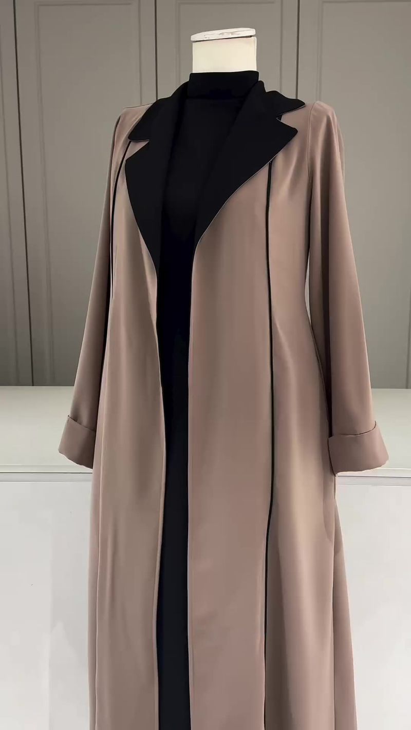 Cappotto lungo cardigan di lusso per donna – Elegante vestaglia aperta sul davanti con stile versatile (S-XXXL, 6 colori)_voghion.com