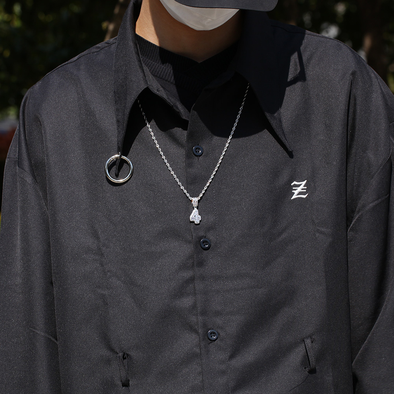 Nouveau pendentif en zircon style hip-hop numérique « Ice Sugar », design alternatif et tendance, pour colliers et accessoires de personnalisation._voghion.com