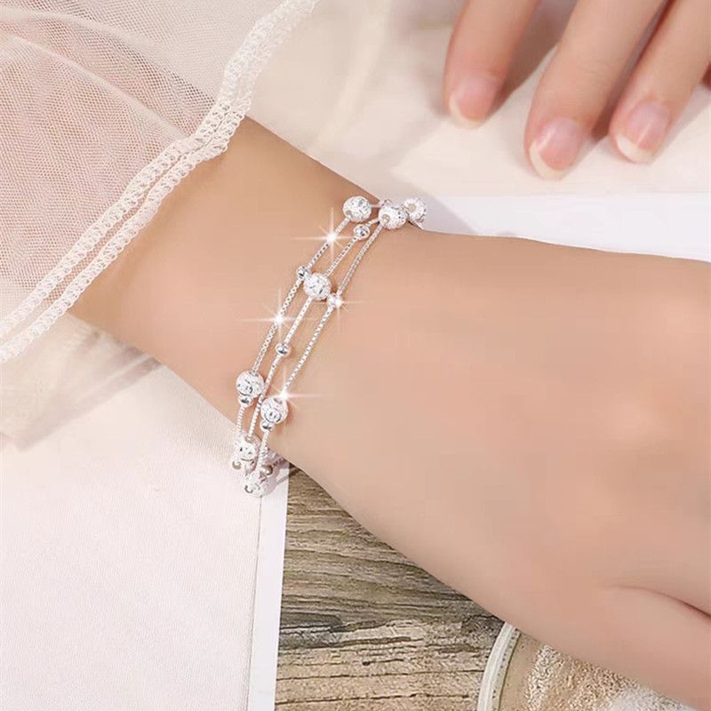 Light luxury and niche design bracelet for women, multi-layer transfer bead bracelet for Valentine's Day to give girlfriend a birthday gift_voghion.com