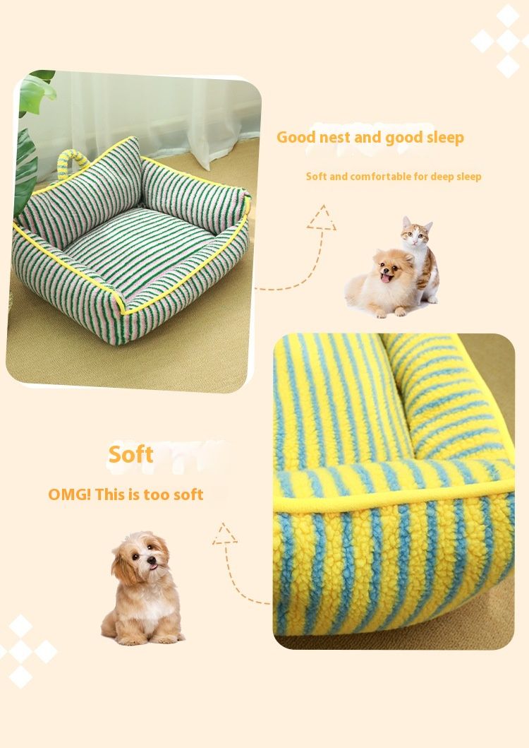 Inverno Nuovo Caldo Divano Letto per Gatti Nido per Cani di Piccola Taglia_voghion.com