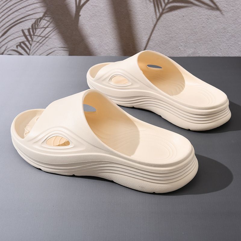 Pantofole estive da uomo con suola spessa, versatili, resistenti all'usura, con piedini antiscivolo in EVA e inodori, di alta qualità e alla moda._voghion.com