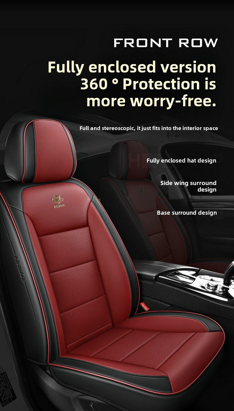 23 New Napapi full-enclosed 3D full-leather Four Seasons GM seat cushion breathable seat cover car cushion cushion_voghion.com