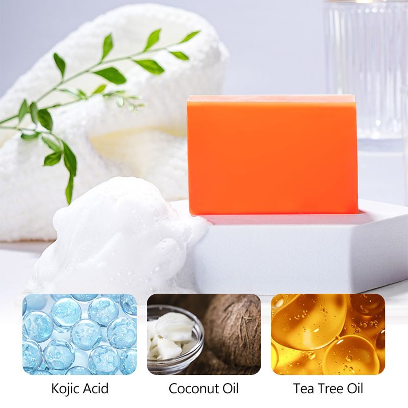 GuanJing Qu Acid Set and Brightening Skin, Hand made Soap for Moisturizing the Face_voghion.com