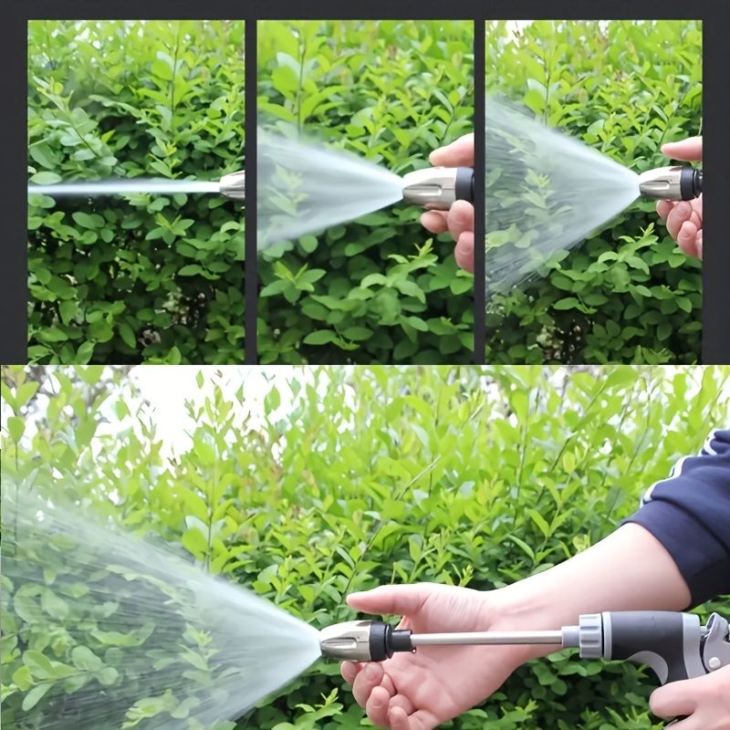 High-pressure Car Wash Hose Kit With Metal Fittings, US Standard Thread - Suitable For Car Washing, Gardening, And Pet Bathing._voghion.com