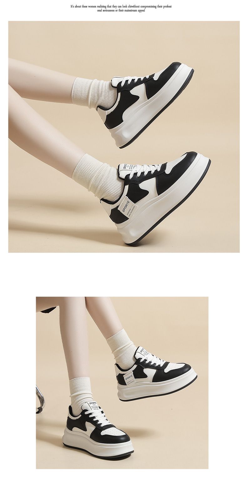 Versatile Little White per le donne 2024 Primavera Nuovo Tempo libero Street Shoot Student Board Single Edizione coreana Instagram_voghion.com