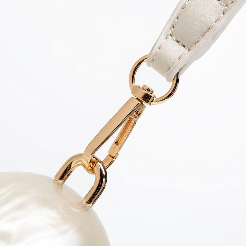 Borsa a mano da donna, borsa a tracolla diagonale, borsa a conchiglia in acrilico dalla forma speciale, pochette da sposa e da cena_voghion.com