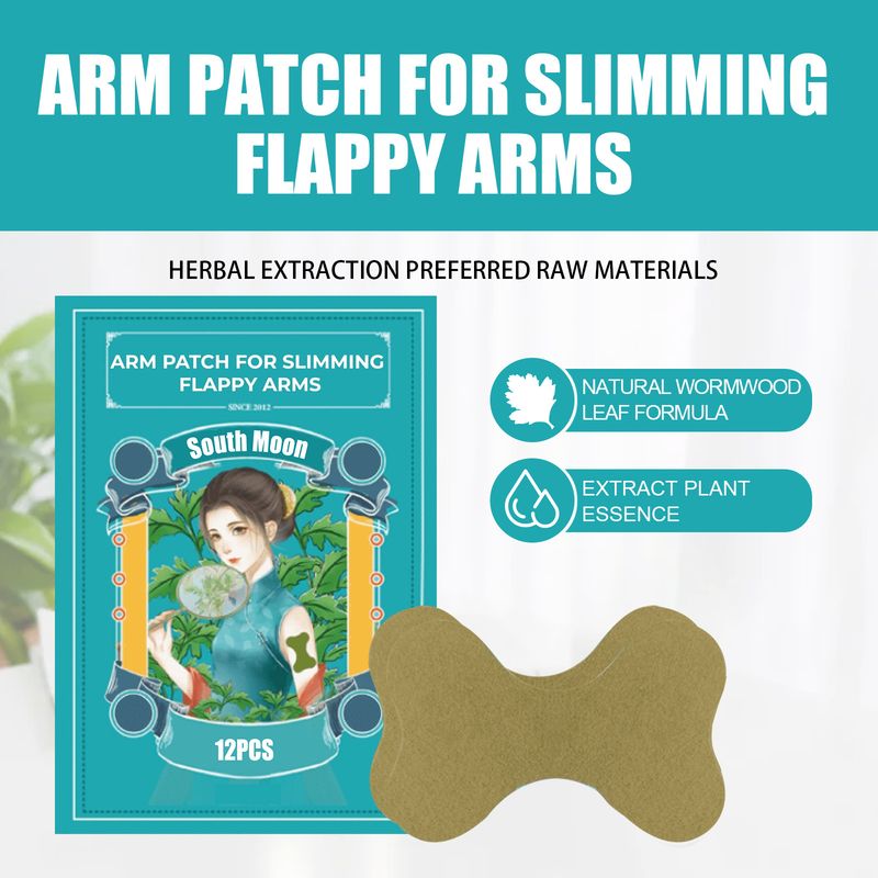 South Moon Kräuterpflaster zur Schlankheitsformung, das sich dem schlanken Fleisch des Arms anpasst, ein schönes Armmassage- und Straffungspflaster_voghion.com
