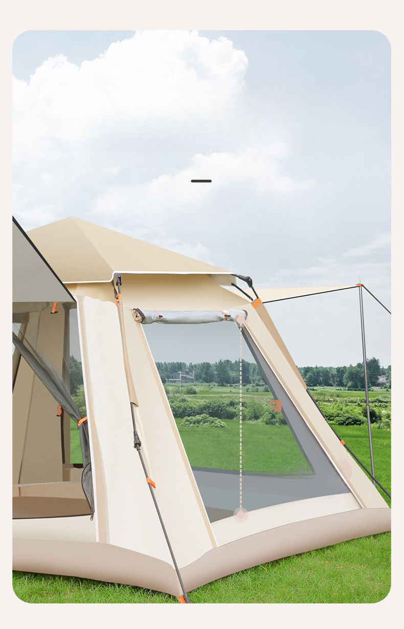 Outdoor Camping Zelt Familie Picknick Reise Sonnenschutz Faltbare Tragbare Automatische Regendicht_voghion.com