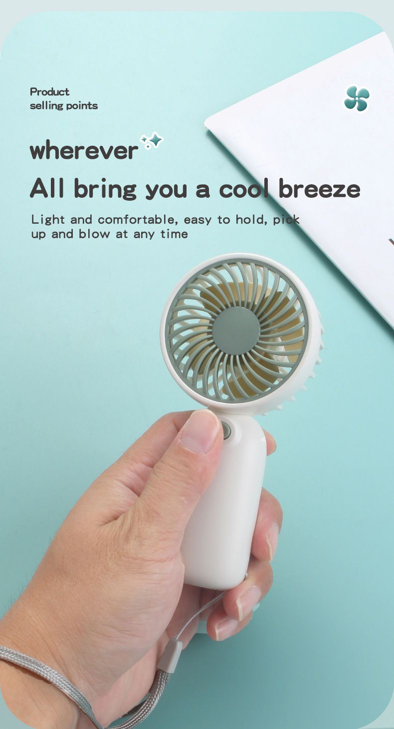 7 Pocket Portable Battery Mini Handheld Fan New Gift_voghion.com