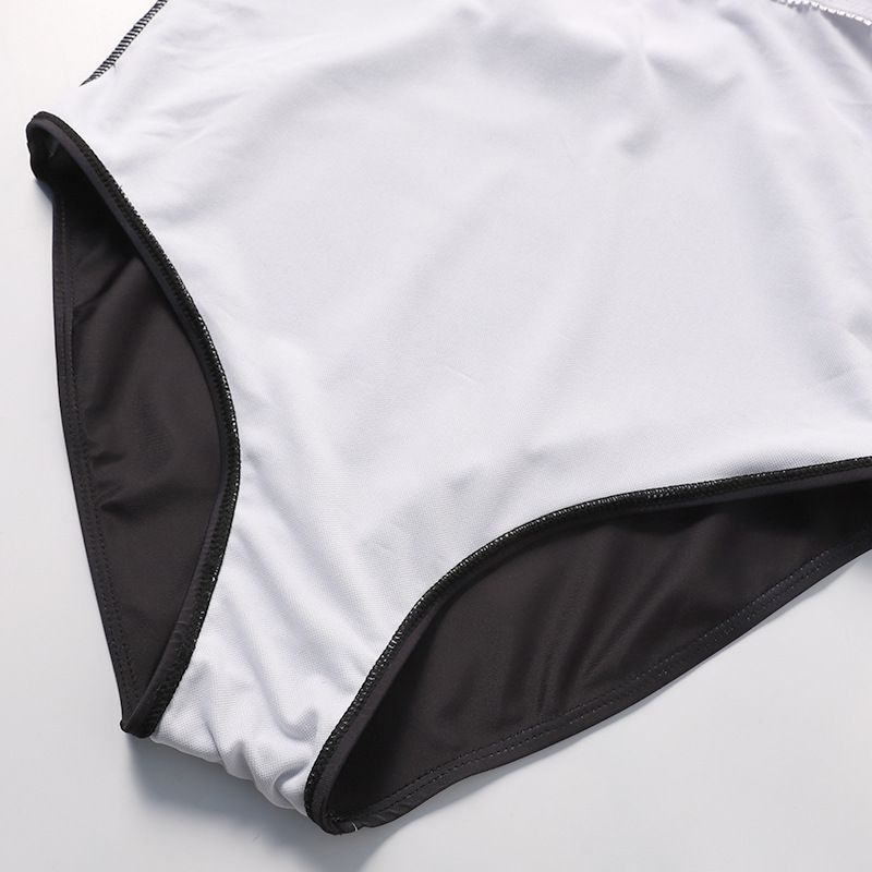 Fourniture de vêtements pour femmes en maillot de bain bikini sexy à dégradé d'ondulations d'eau durable, maillot de bain dos nu à haute élasticité_voghion.com