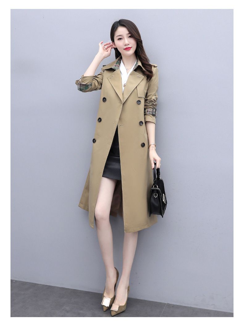 Cappotto nero primaverile pop temperamento moda donna_voghion.com