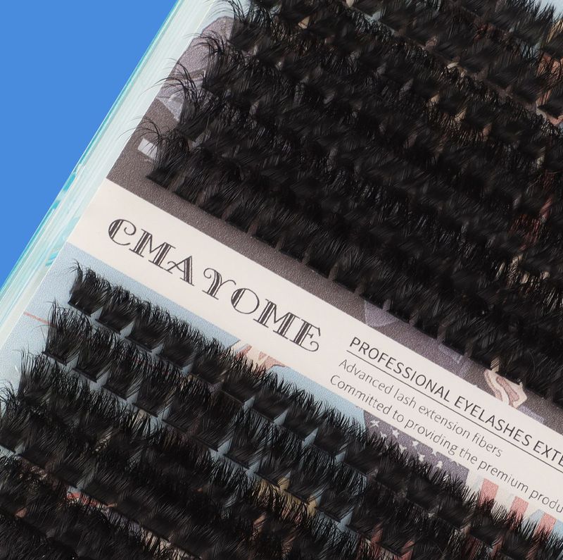 False Eyelashes False Eyelash Extension Set Single Cluster Of 238 Clusters Of 80D + 100D Thick Natural Segmented Eyelashes_voghion.com