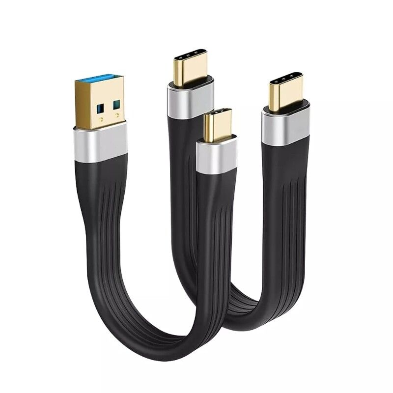 Câble de données de type C court de 5 cm, câble d'alimentation de charge rapide 3 A_voghion.com