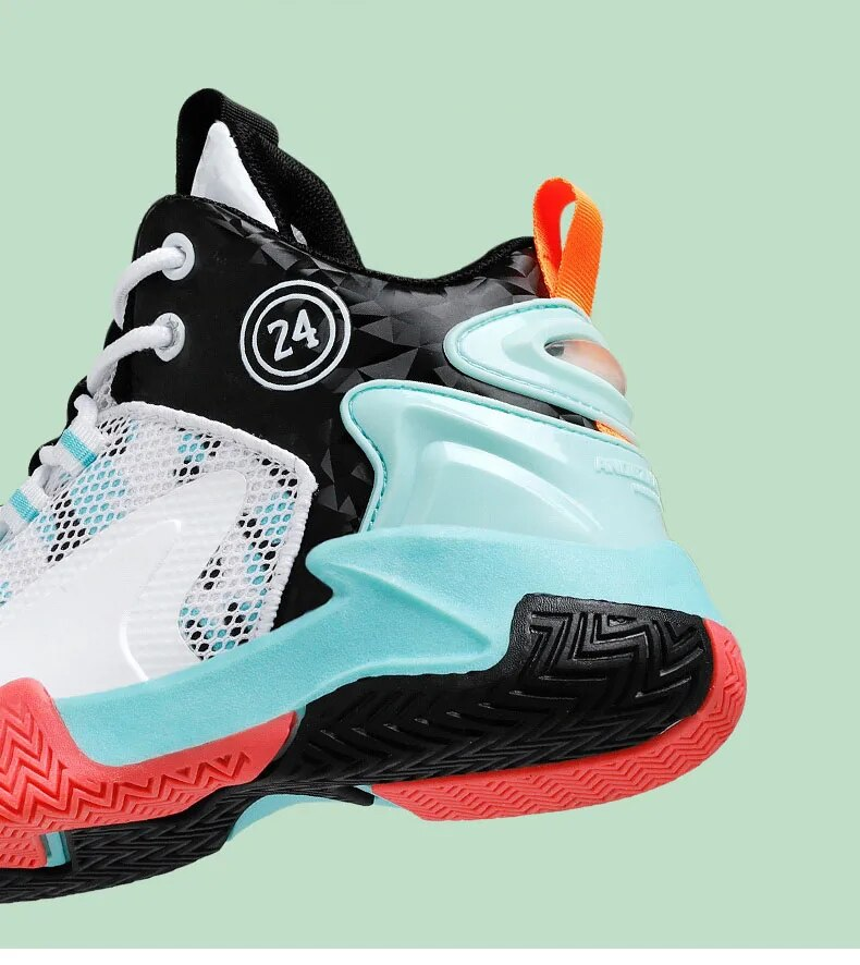 Høst 2023 Barn High Side Basketball Sko Gutte Mesh Basket Boots Antislip gummisåle Store Barn Fiess Casual_voghion.com