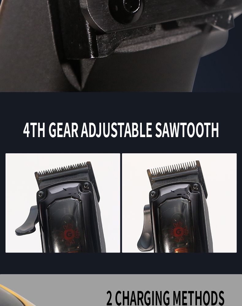 Elektrické zastrihávač vlasov s magnetickým levitačným motorom, vysokorýchlostný nabíjateľný bezdrôtový zastrihávač, strihanie brady a vlasov, hrana Hine Edge_voghion.com