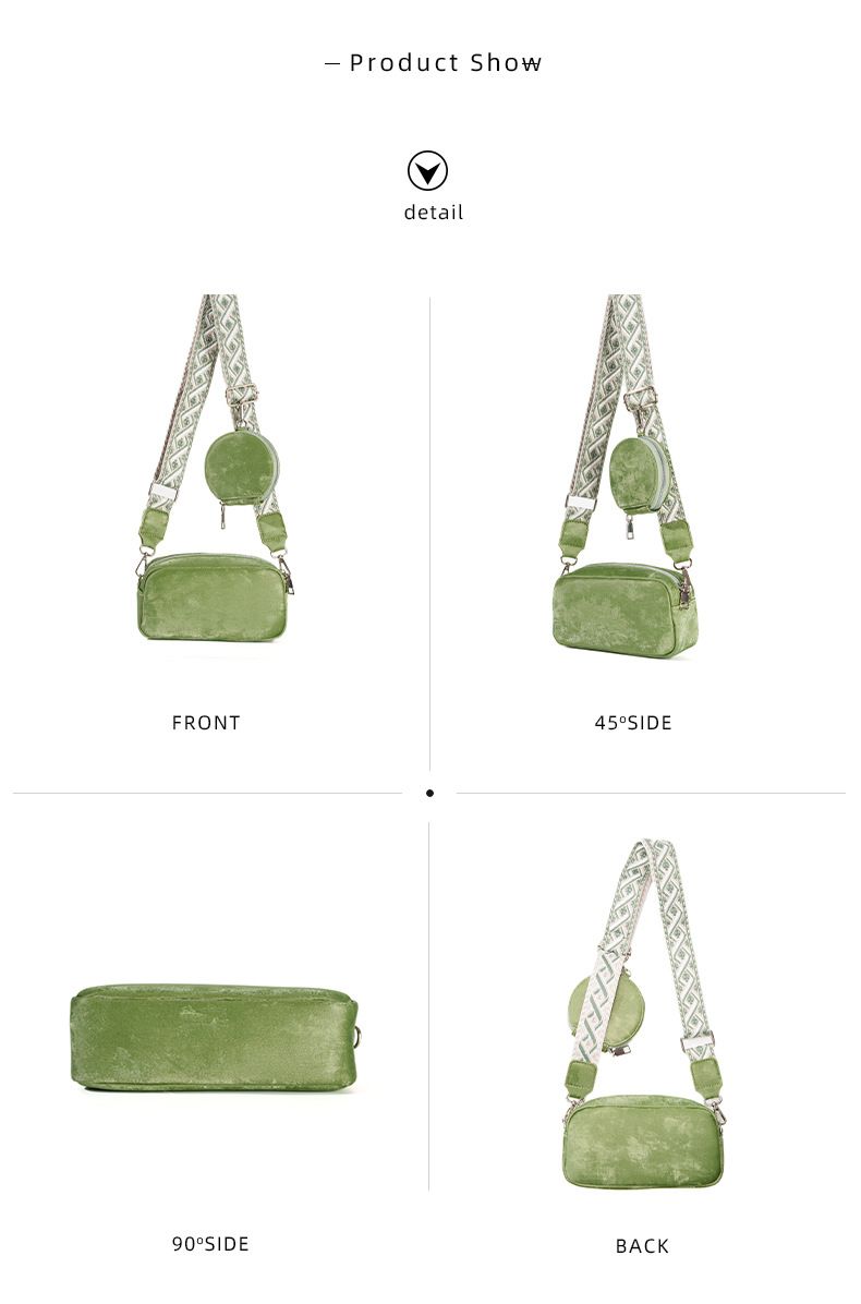 Cell Phone Bag Dopamine Candy Color Women's Crossbody Shoulder Bag Wide Shoulder Strap Mother Bag Multi-function Phone Bag_voghion.com