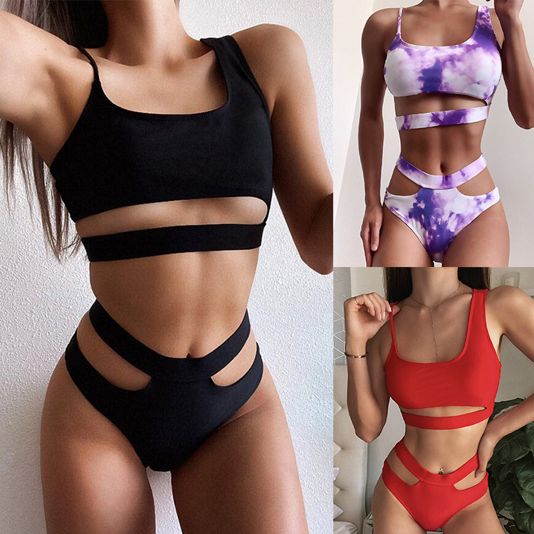 Neu Bikini frauen Split Badeanzug Bademode Bikini Set_voghion.com