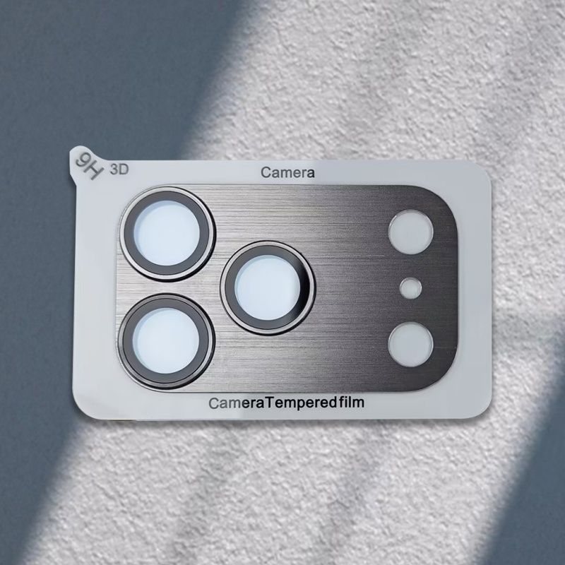 9H HD Armor Kameraobjektivschutz für iPhone 17 Pro 17 Pro Max Aluminium-Metallringobjektiv gehärtete Glasfolie Gehäusekappe_voghion.com
